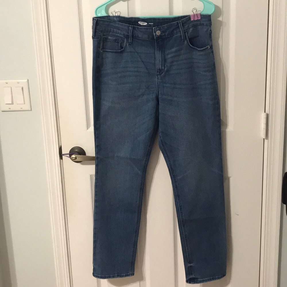 Old Navy Straight Cut Jeans Size 14 short